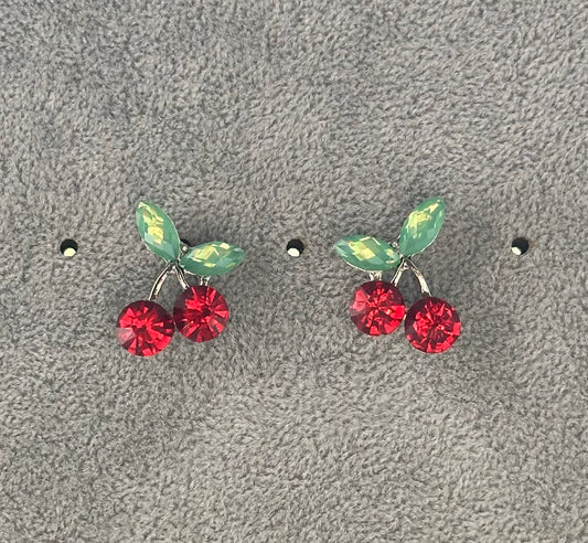 Cherry earrings